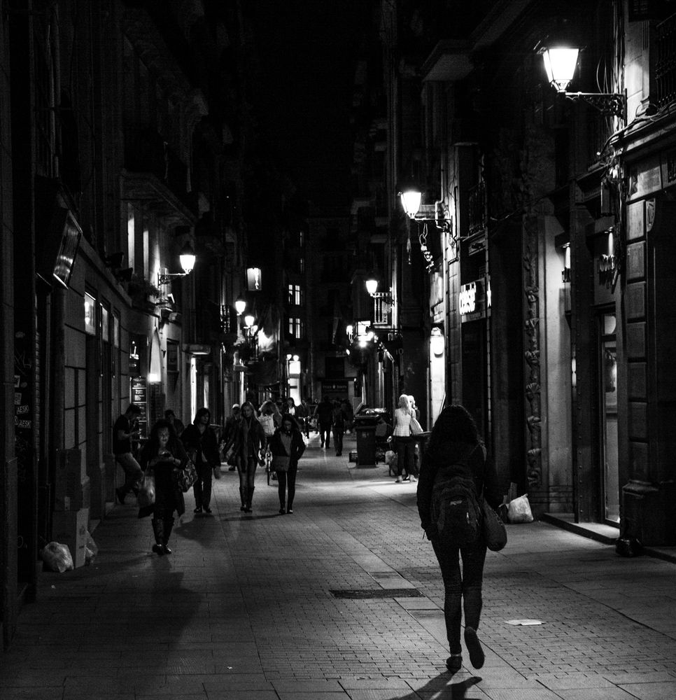 nachts in Barcelona