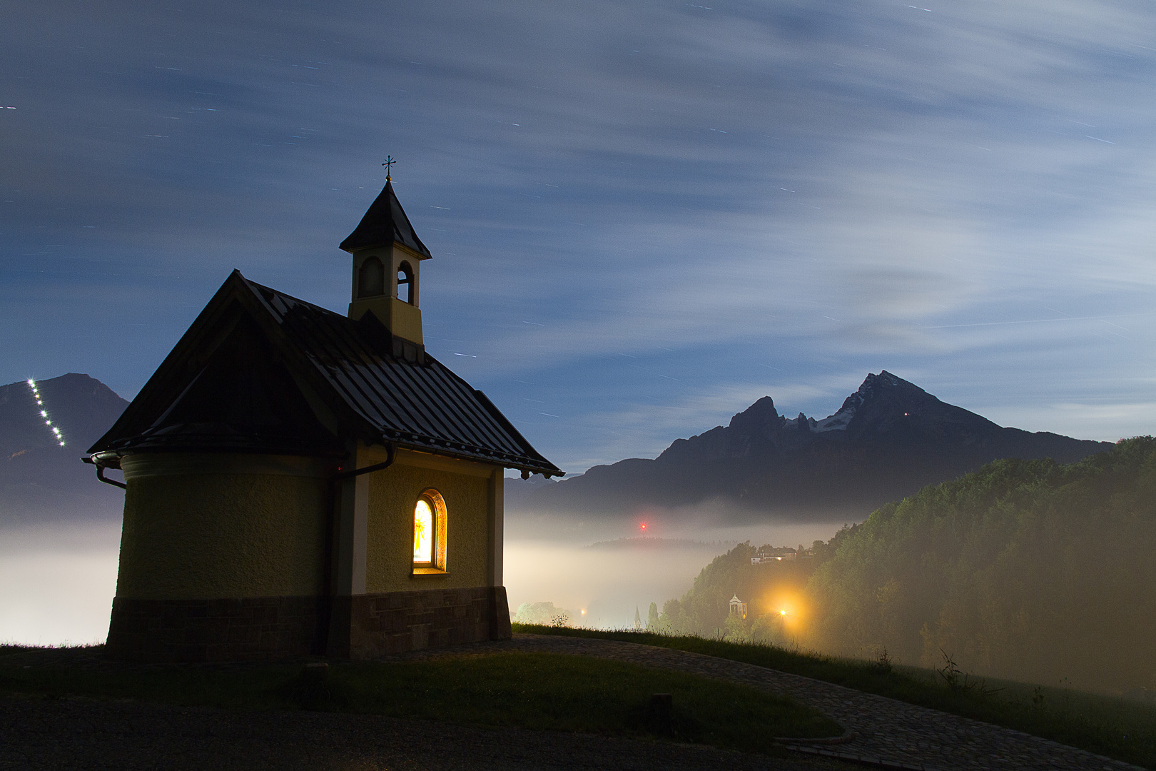 Nachts in Berchtesgaden