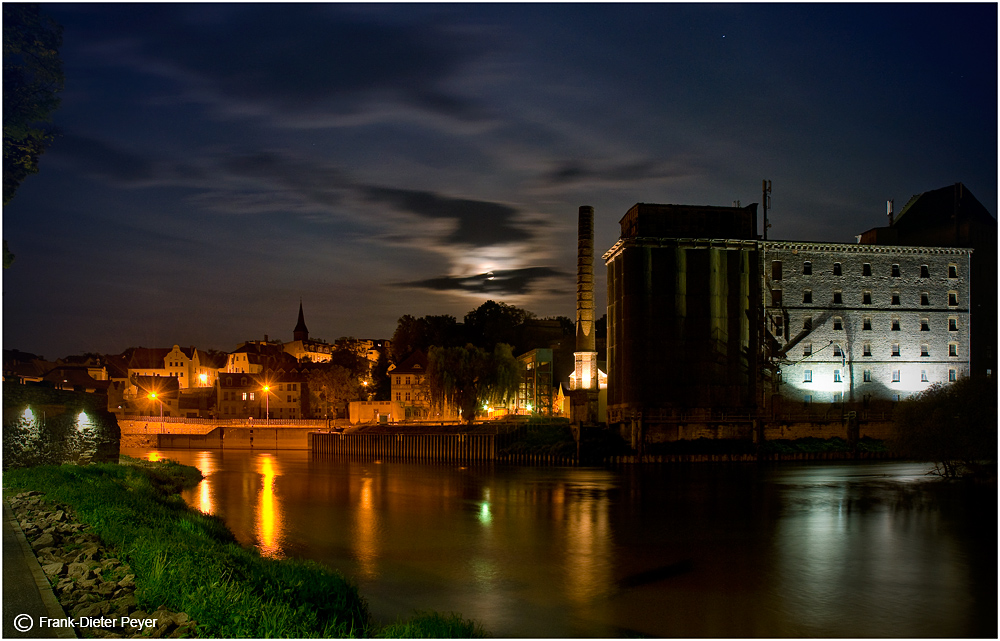 Nachts in Bernburg