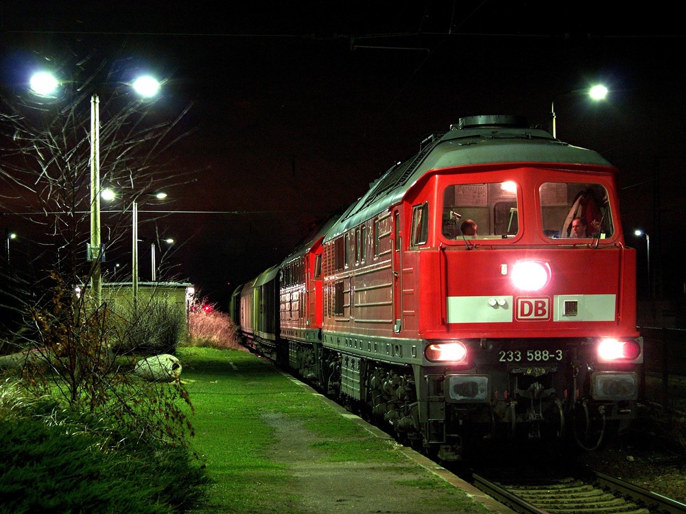 Nachts in Böhlen