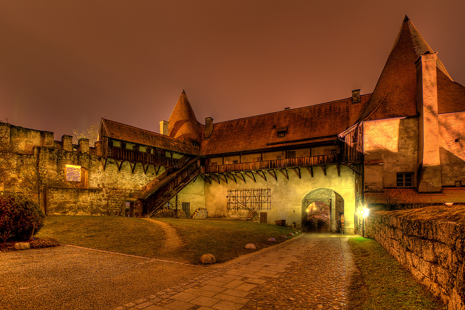 Nachts in Burghausen