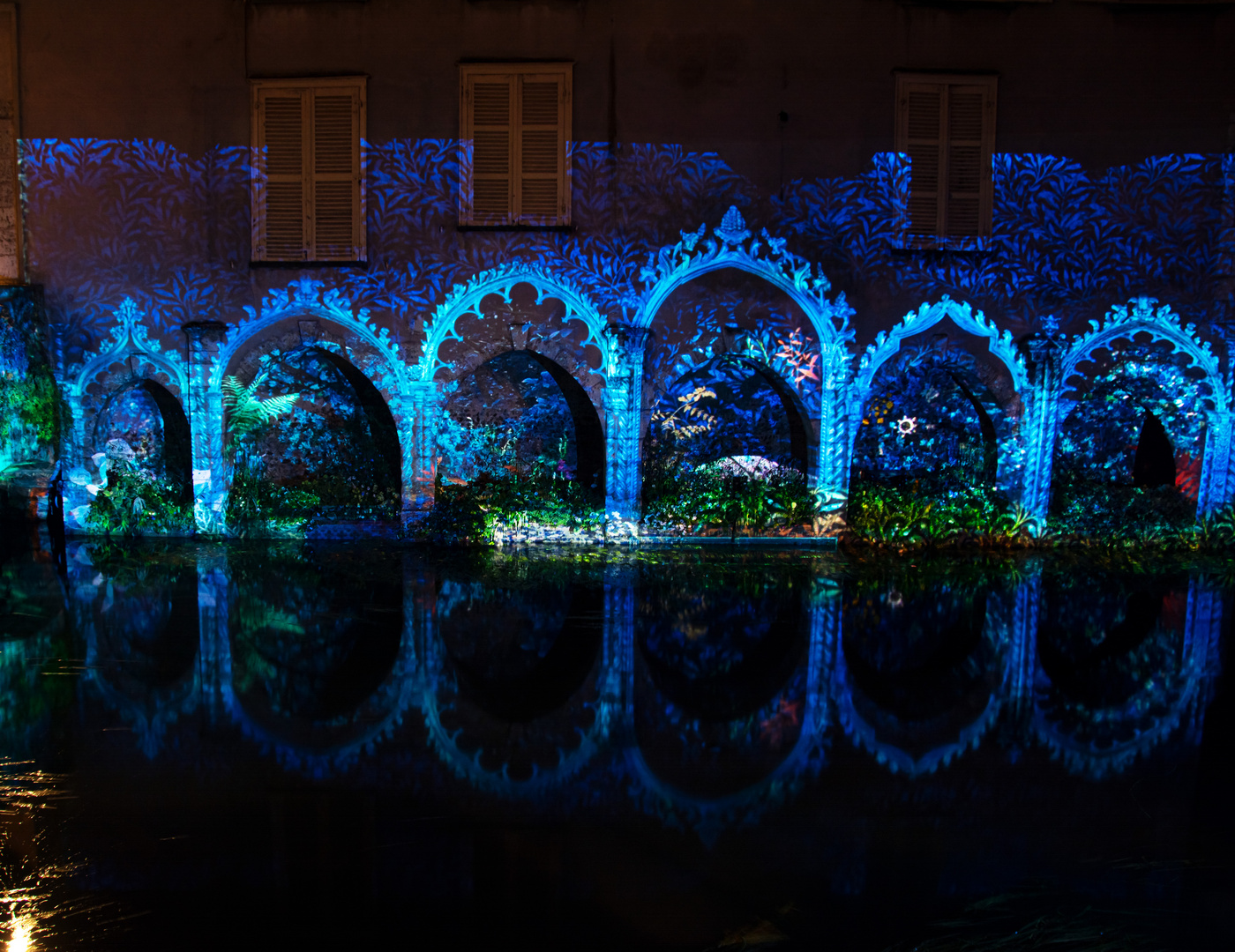 Nachts in Chartres