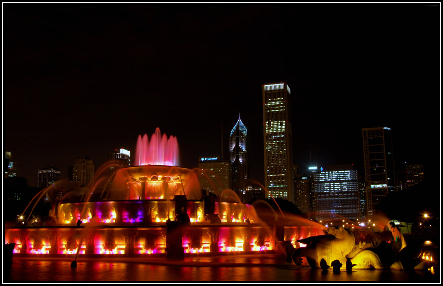 Nachts in Chicago