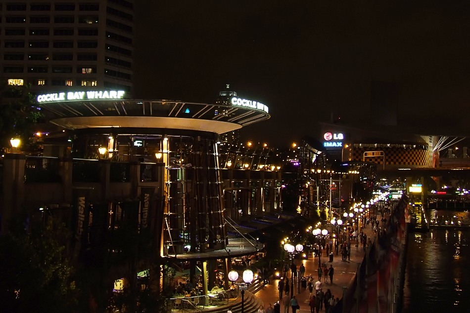 Nachts in Darling Harbour