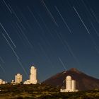 Nachts in den Las Canadas.. / Star trails at Izaña..