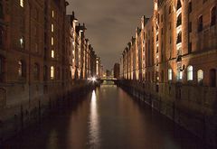 Nachts in der Speicherstadt