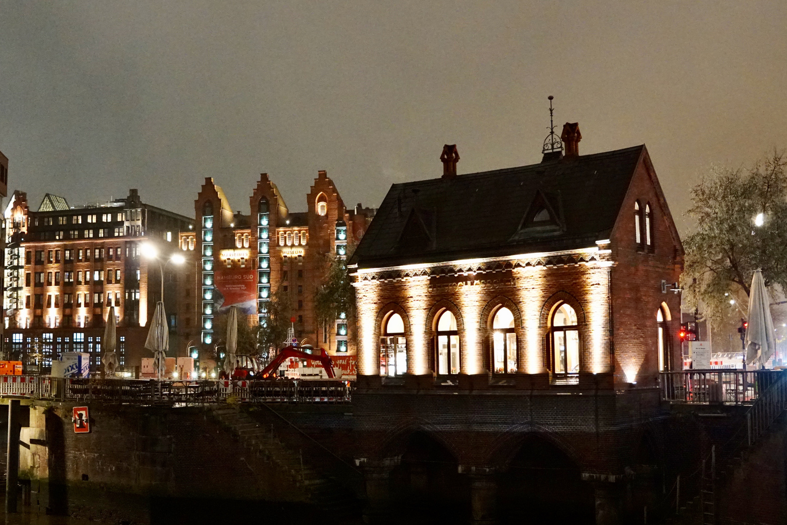 Nachts in der Speicherstadt