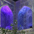 Nachts in der Tillakori-Medrese (Samarkand)