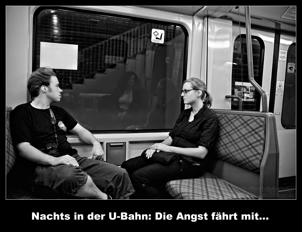 Nachts in der U-Bahn...
