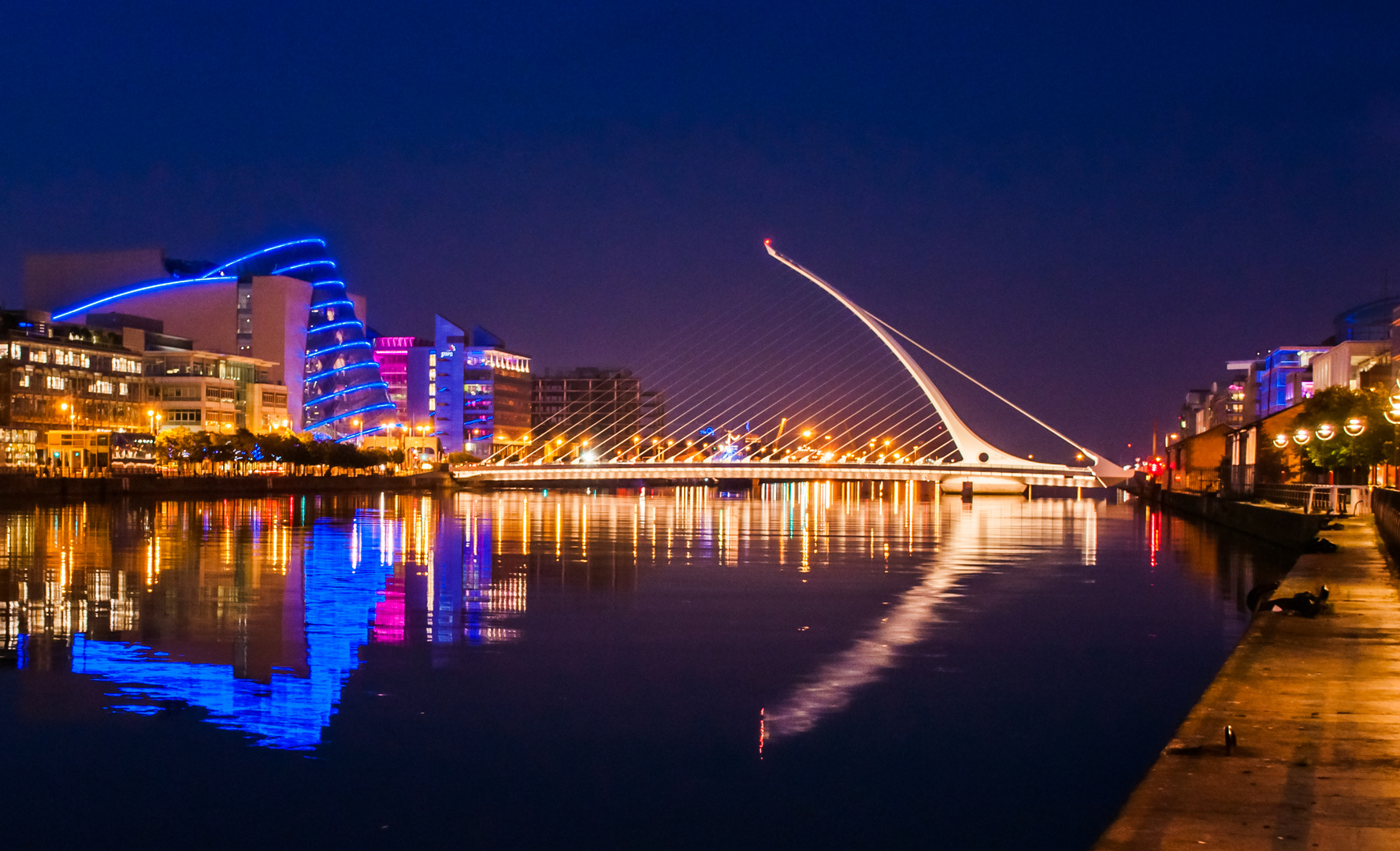 Nachts in Dublin Foto & Bild archiv, a r c h i v aktuell, lichtspiele