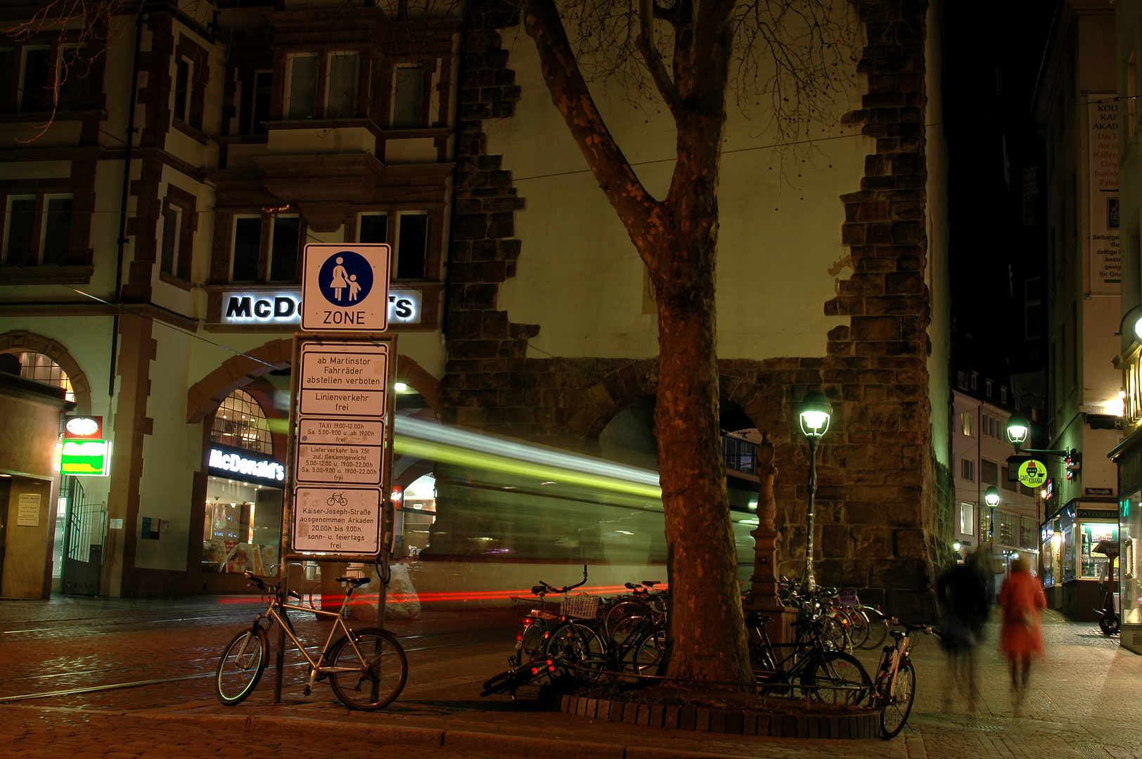 Nachts in Freiburg