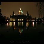 Nachts in Hannover - Neues Rathaus