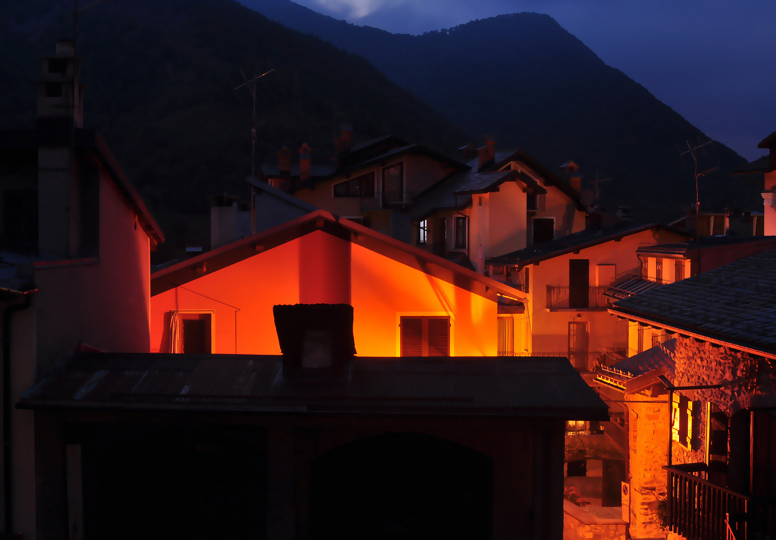 Nachts in Limone -Piemonte