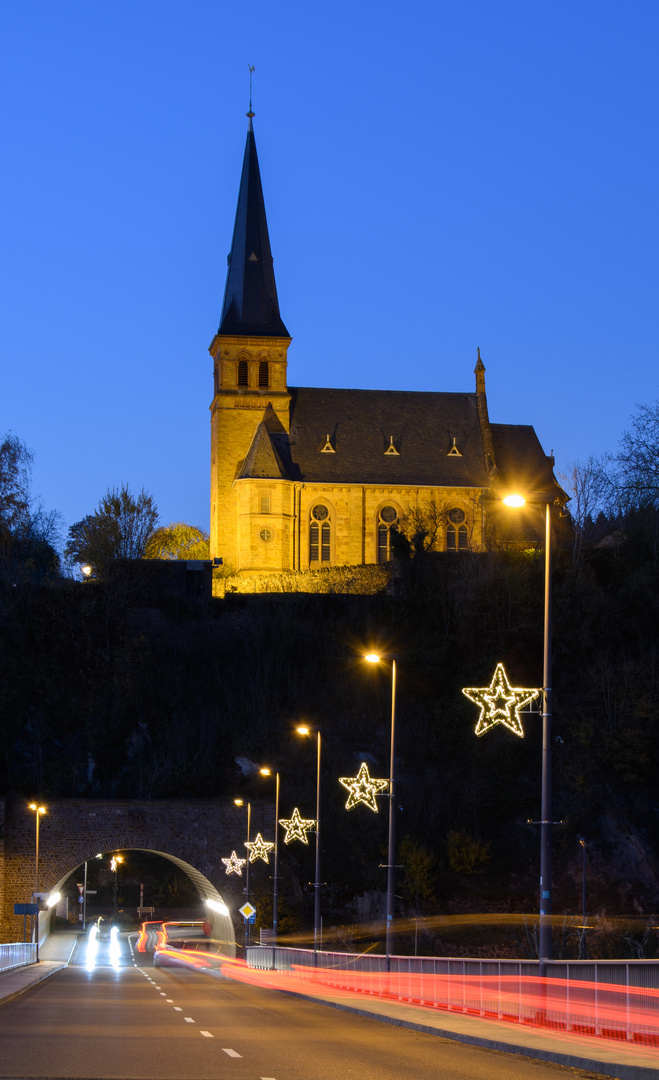 Nachts in Saarburg