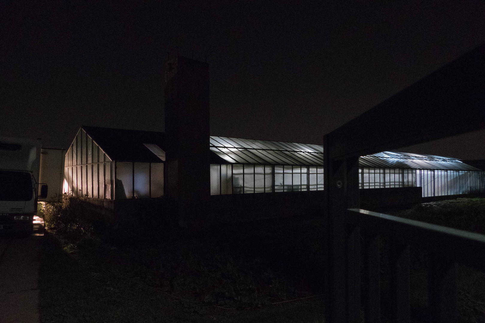 Nachts in transdanubischen Glashäusern 