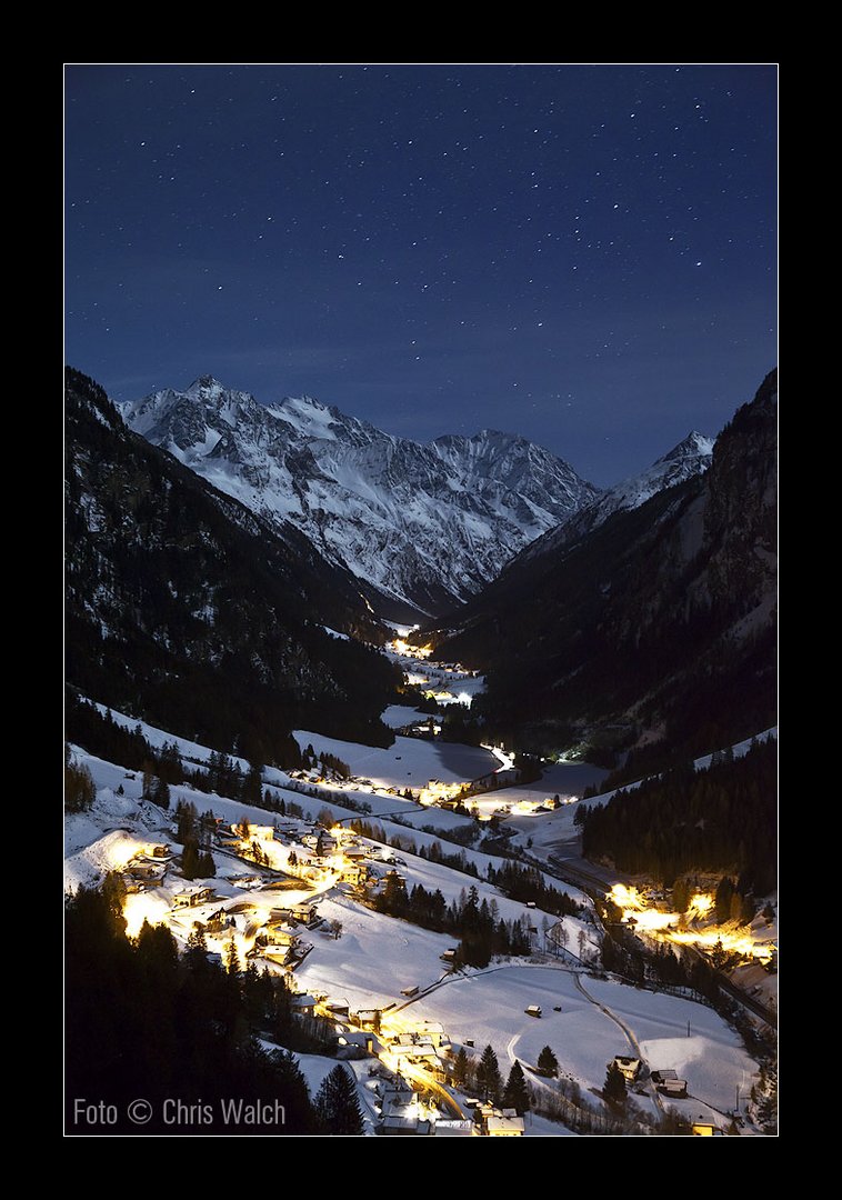 Nachts ist es gar nicht dunkel im Tal