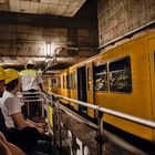 Nachts mit der U-Bahn durch Berlin