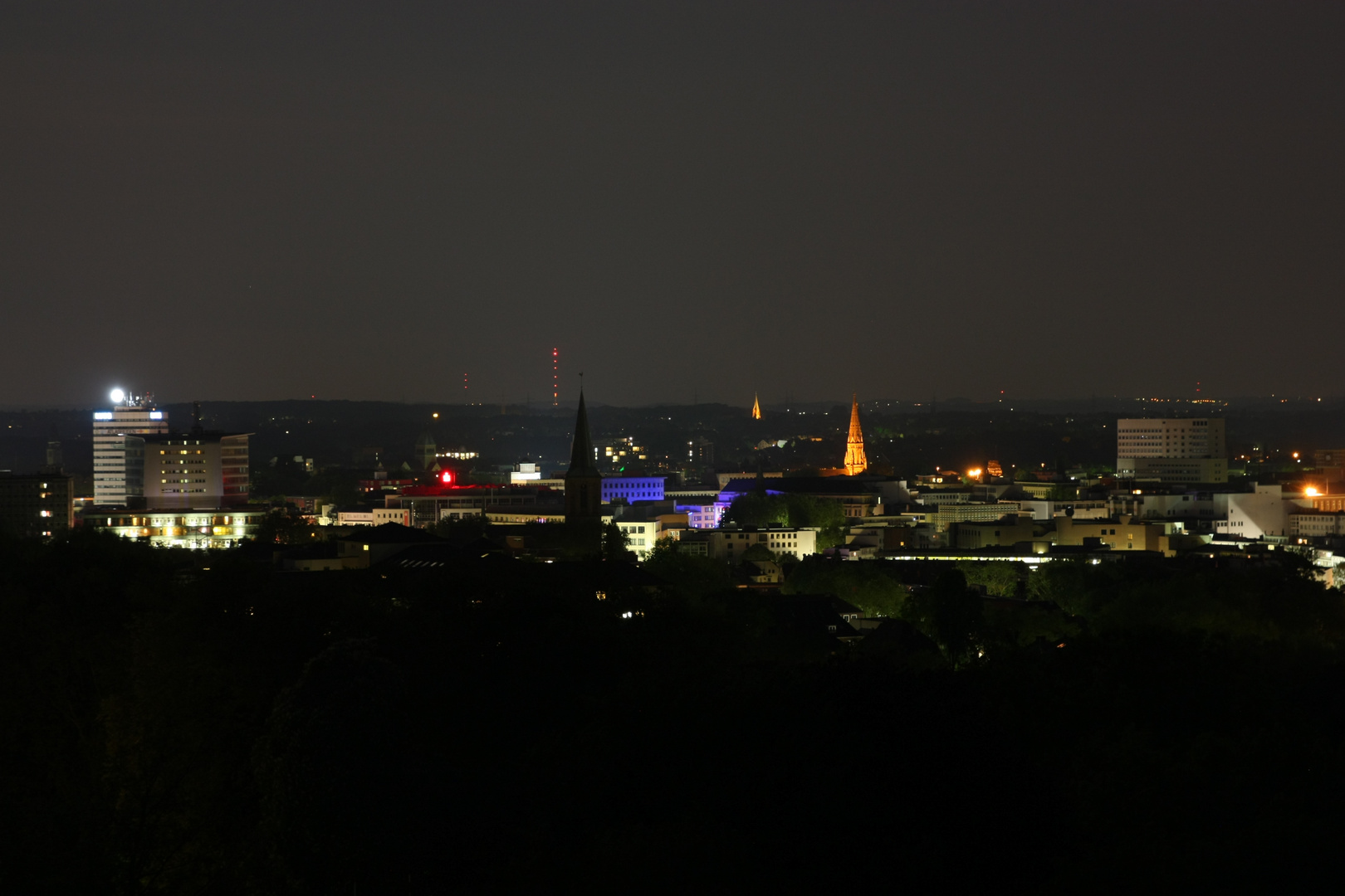Nachts über Bochum