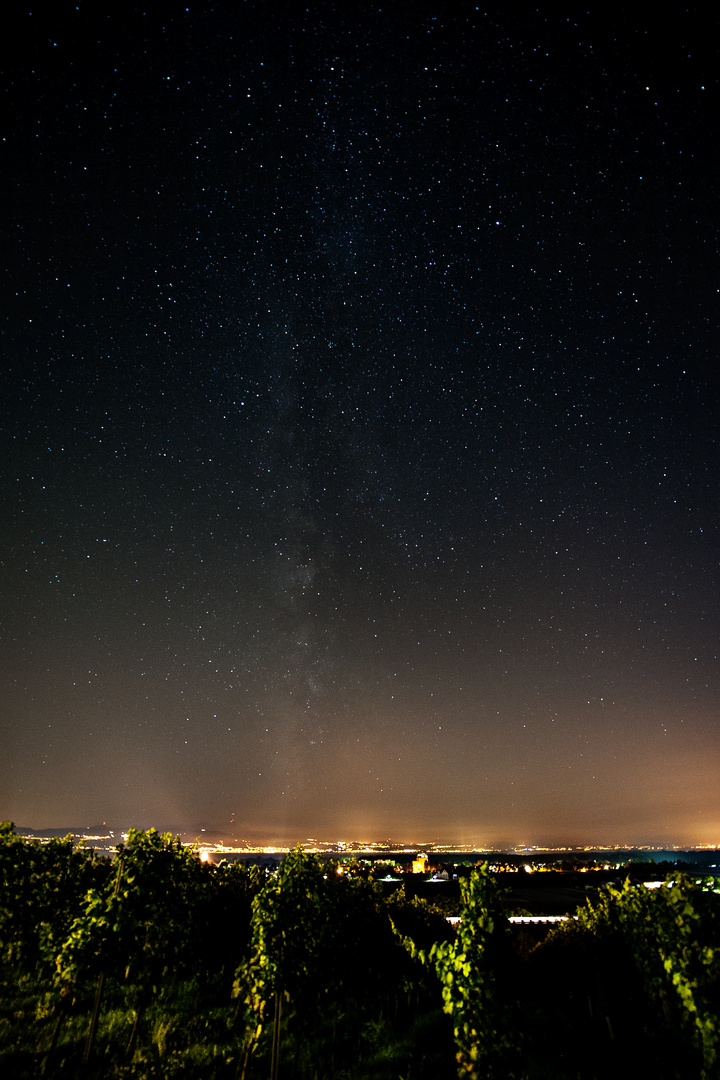 Nachts über dem Bodensee