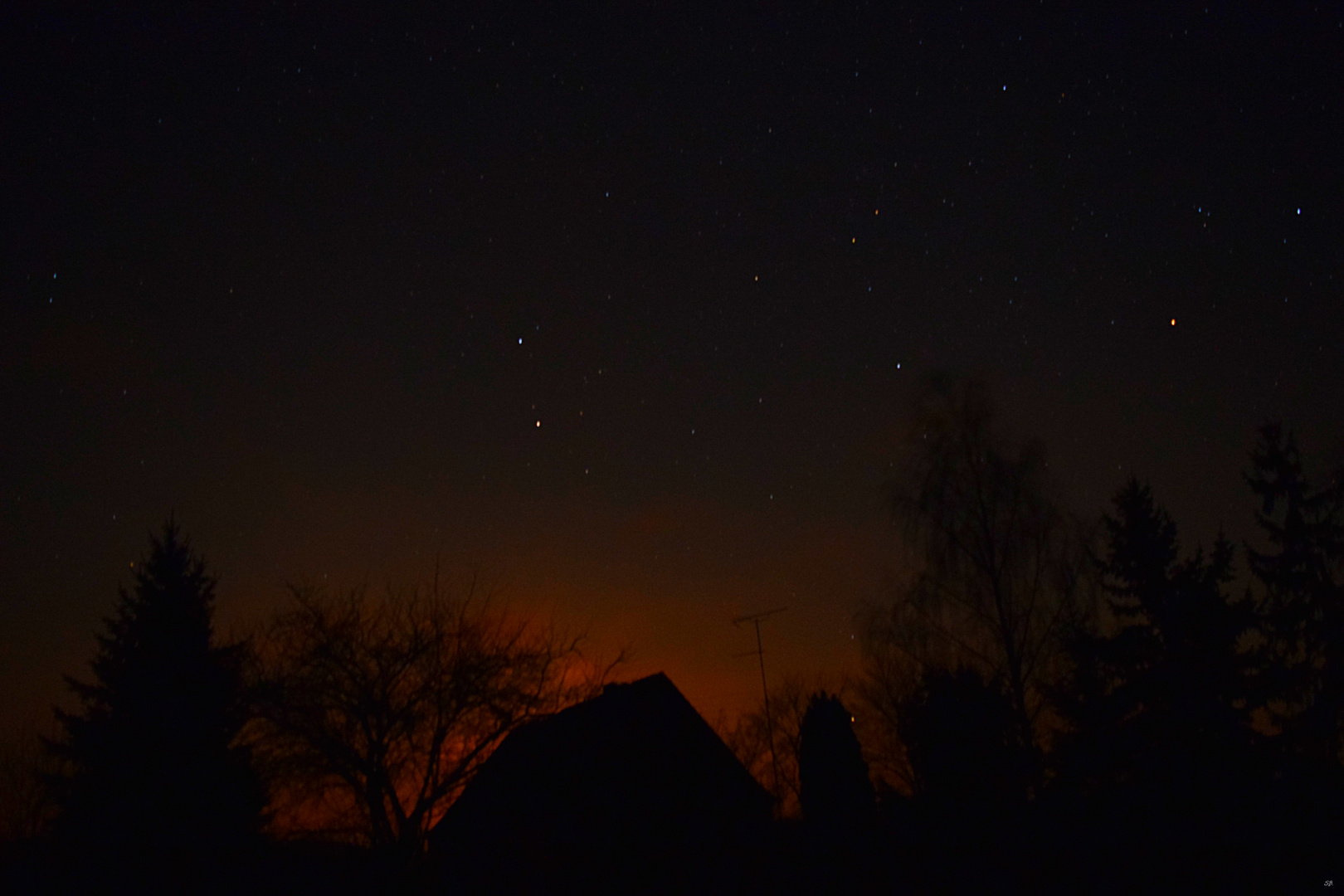 Nachts über der Uckermark