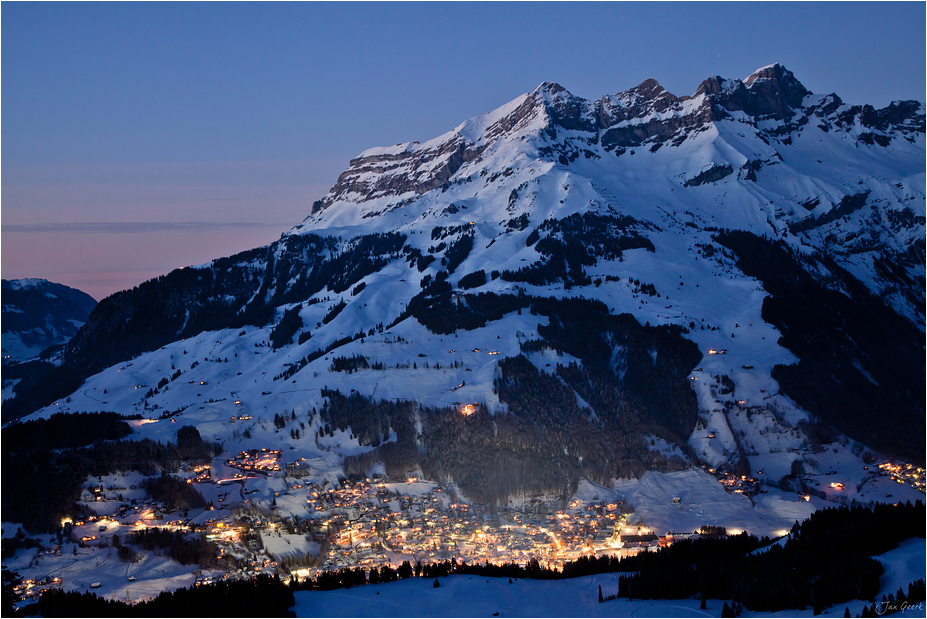 Nachts über Engelberg