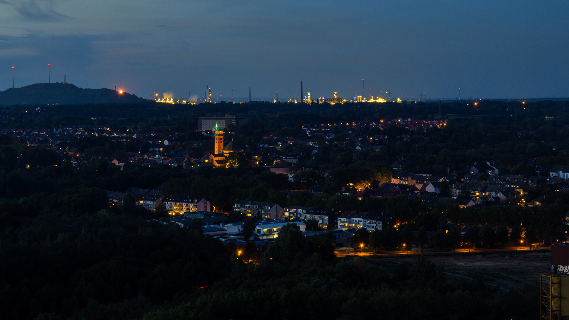 Nachts über Gladbeck