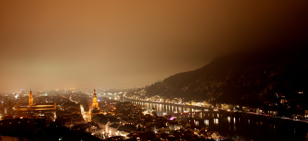 Nachts über Heidelberg