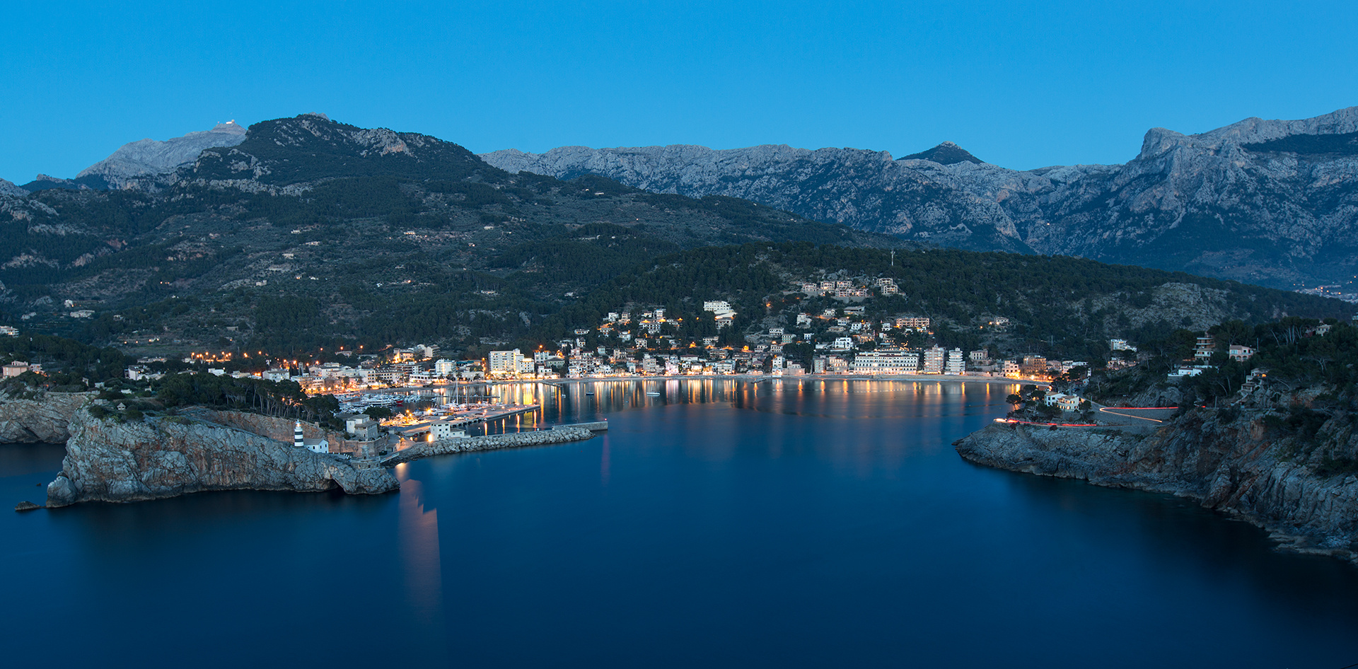 Nachts über Port Soller