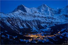 Nachts über Wengen