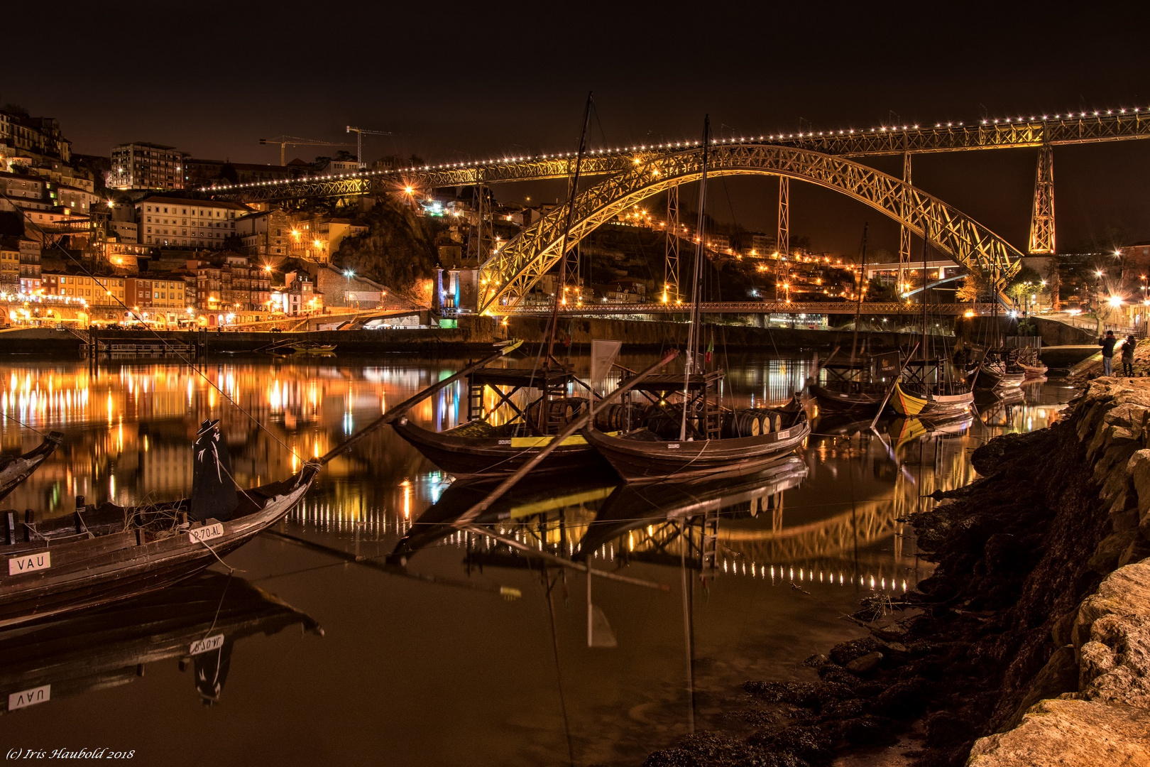 Nachts unterwegs in Porto