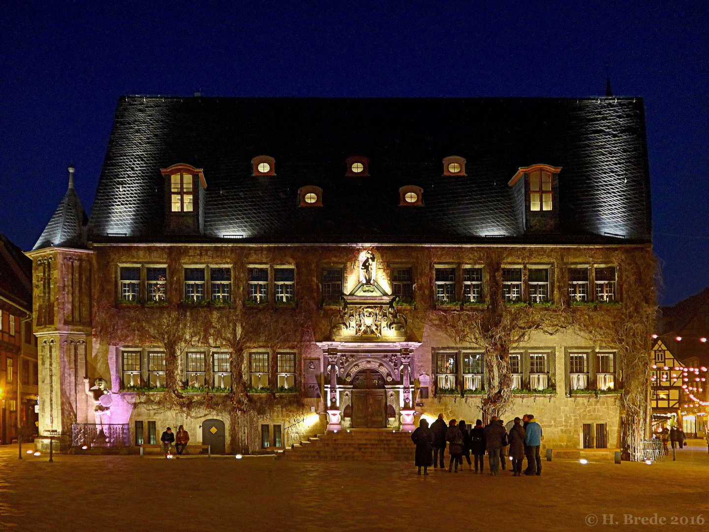 Nachts unterwegs in Quedlinburg 1