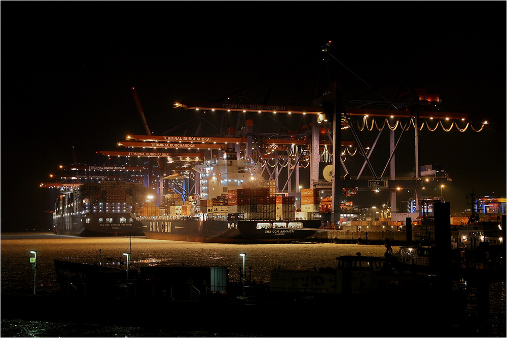 Nachtschicht am Terminal