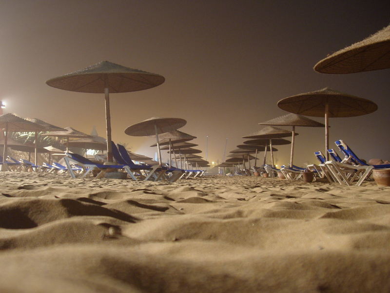 Nachtspaziergang in Agadir