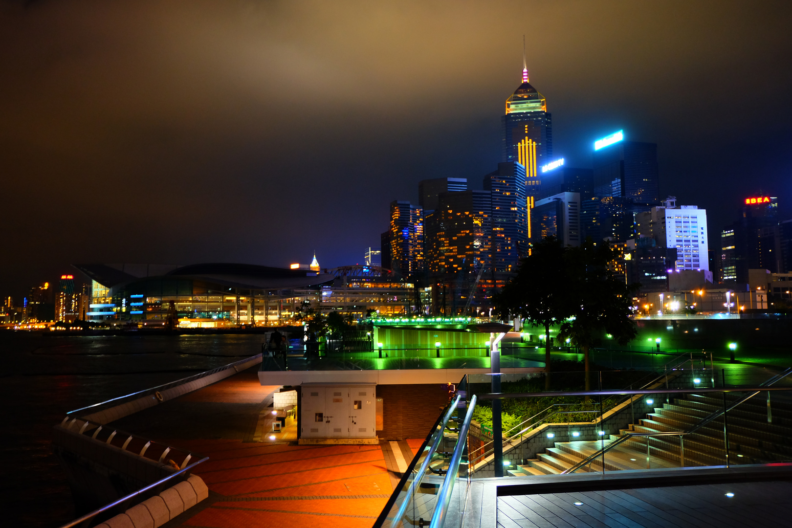 Nachtspaziergang in Hongkong