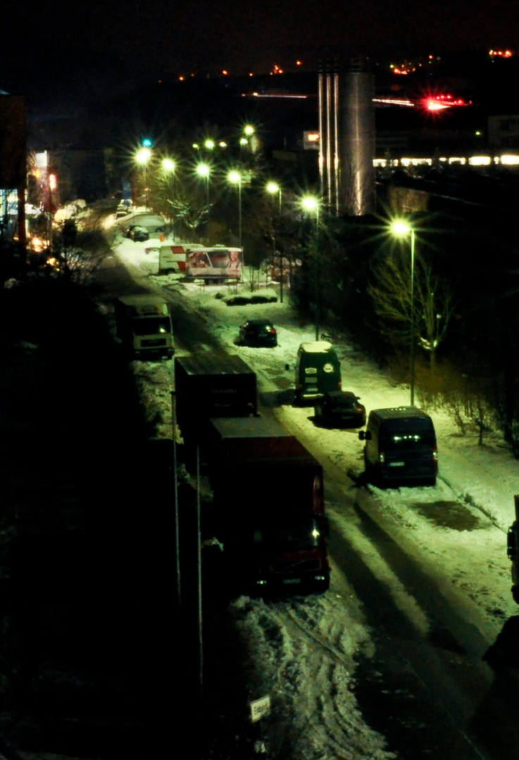 Nachtstimmung Industriegebiet