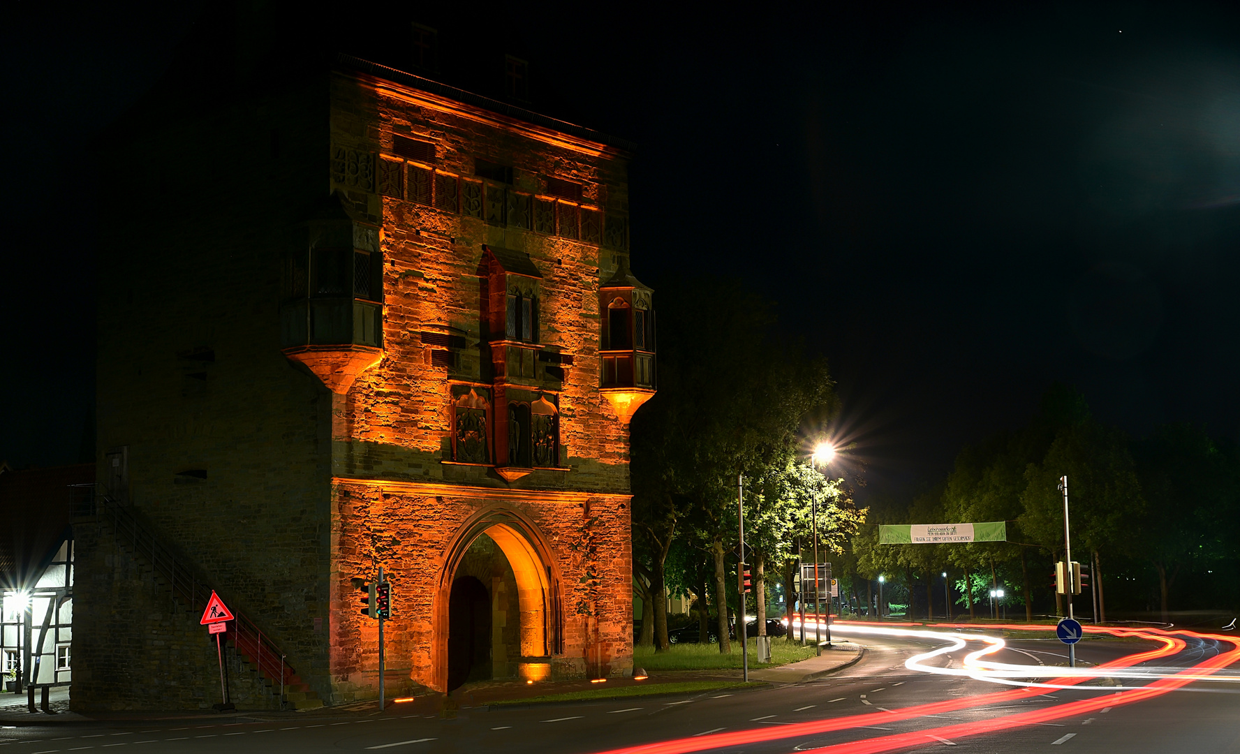 Nachtverkehr am Osthofentor