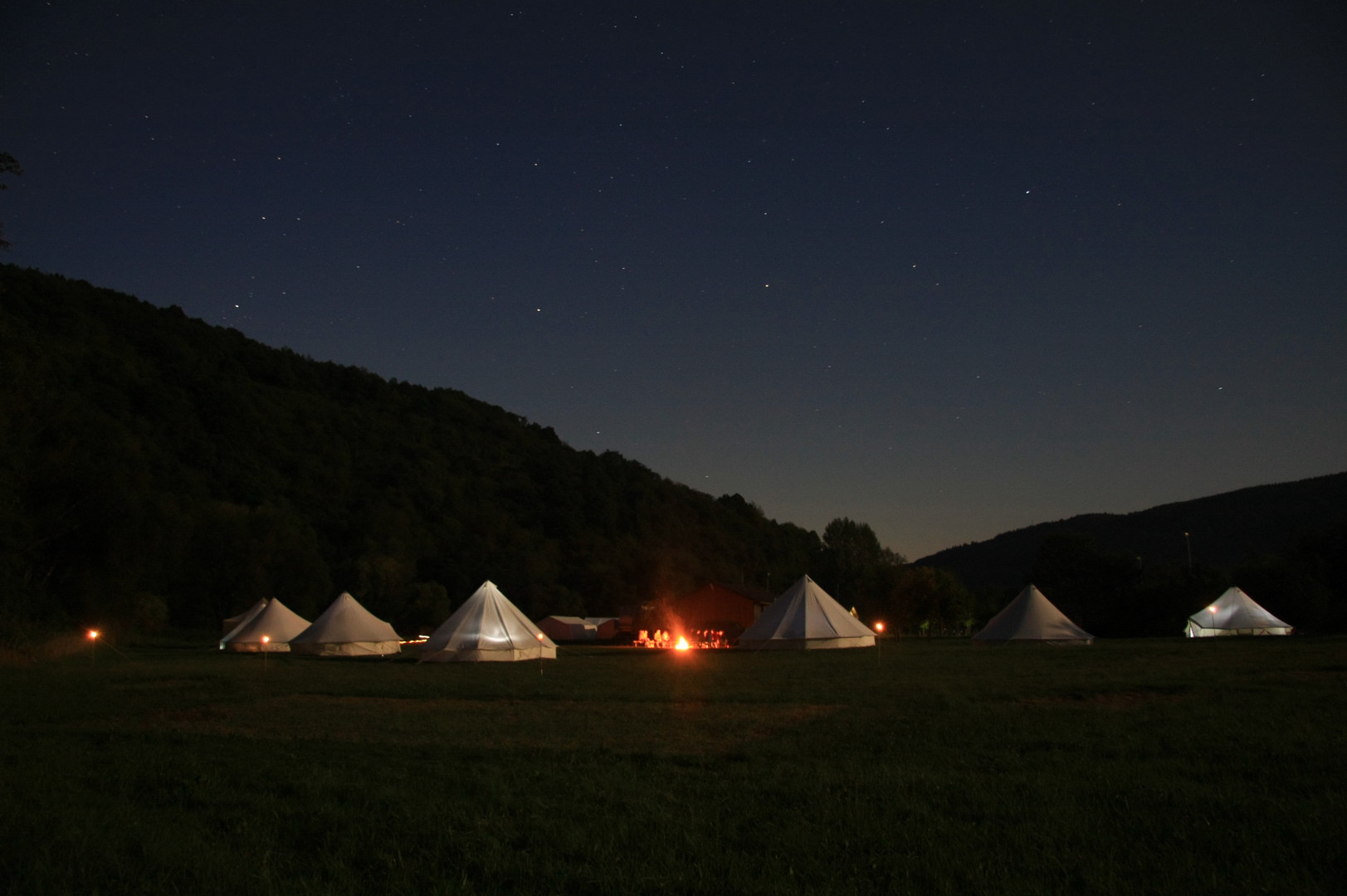 Nachtwache im Zeltlager