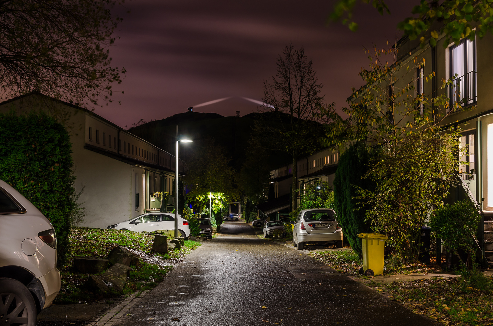 Nachtzeichen auf der Halde Rungenberg