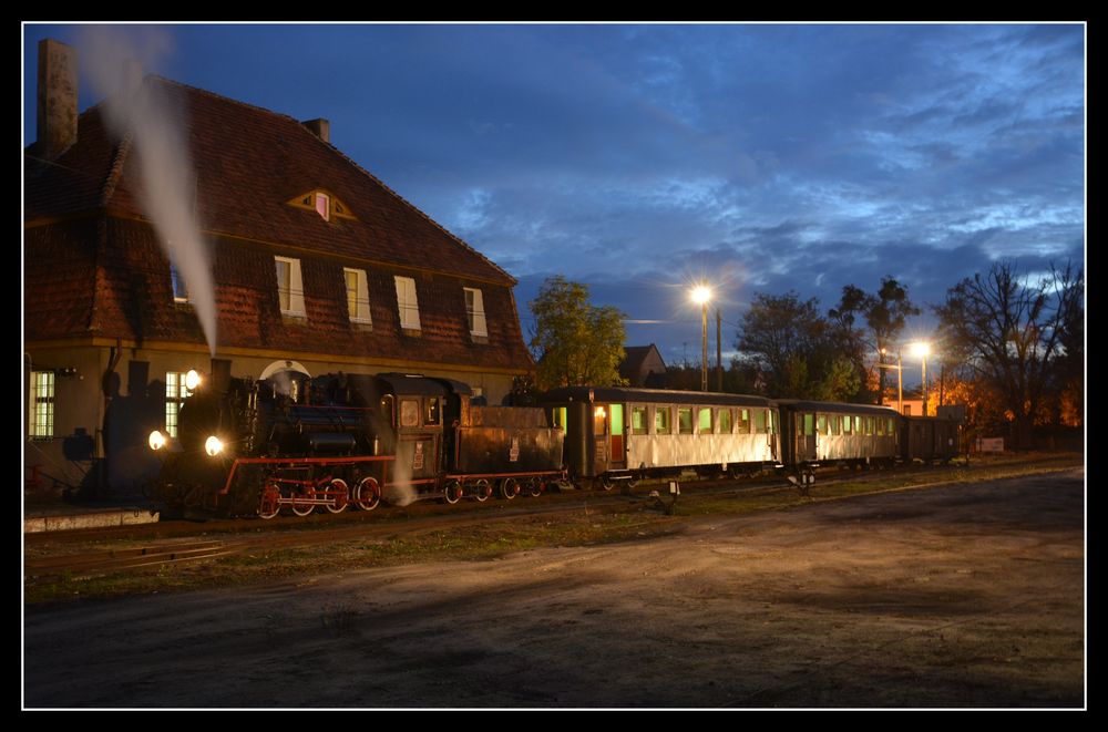 Nachtzug in Zaniemysl