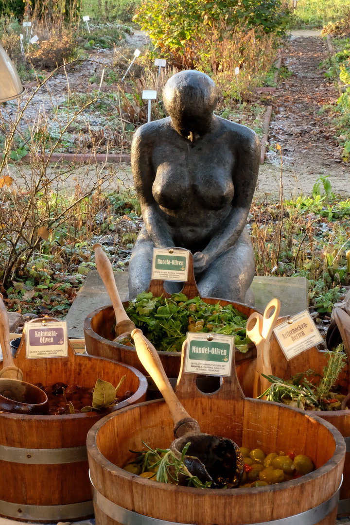 Nackt auf dem Markt