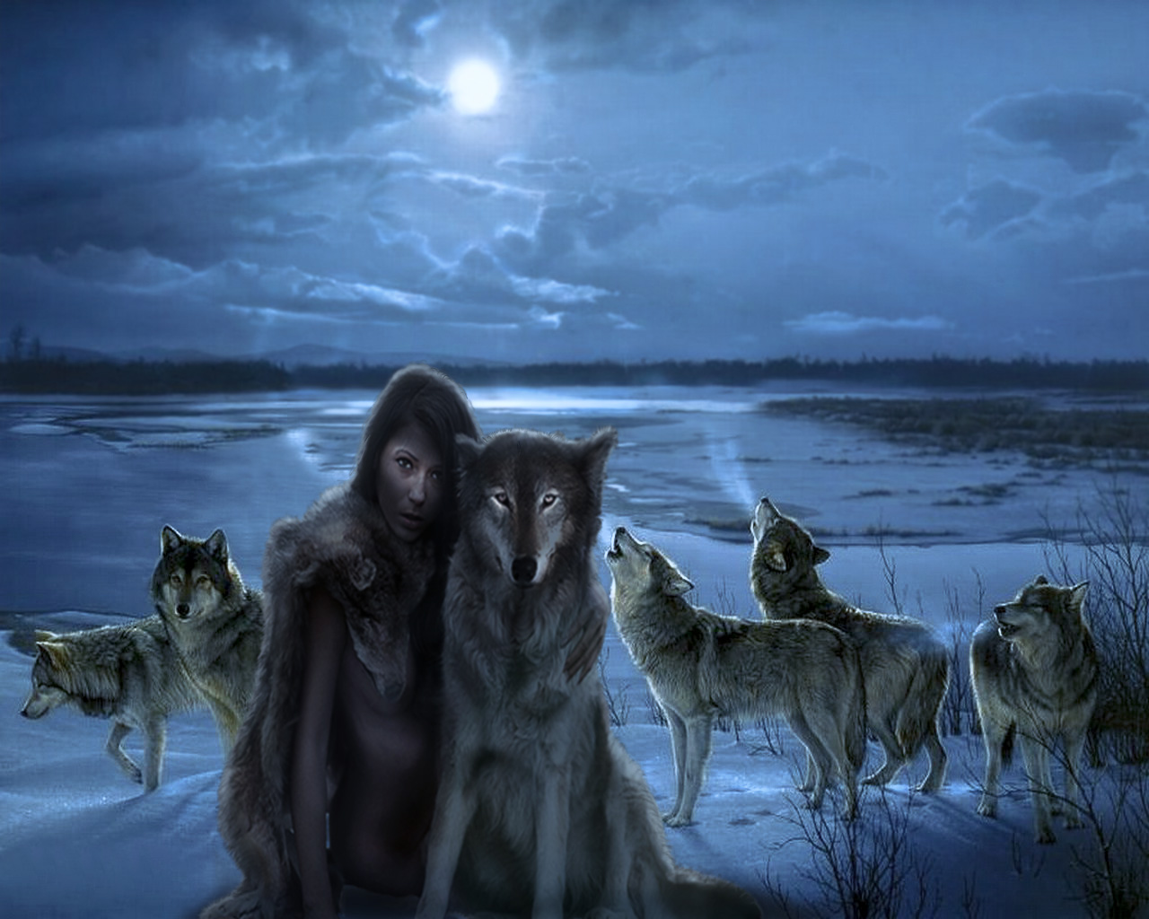 Nackt Unter Wolfen Foto Bild Fotomontage Composing Hasi Bilder Auf Fotocommunity