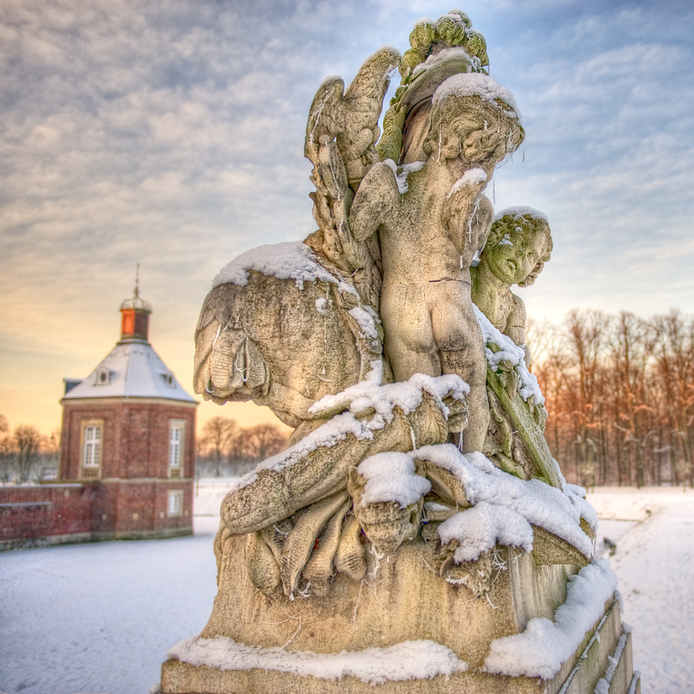 Nacktarsch im Schnee