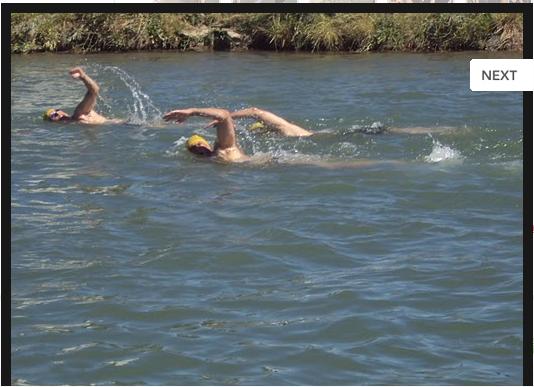 Nadando el "Grand Desafío al Canal Grande" ¿Cuál es Daniel ZENKER?