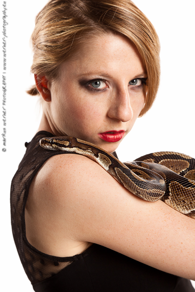 Nadine and the snake...