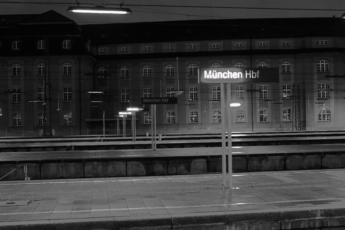 Nächster Halt: München Hauptbahnhof.