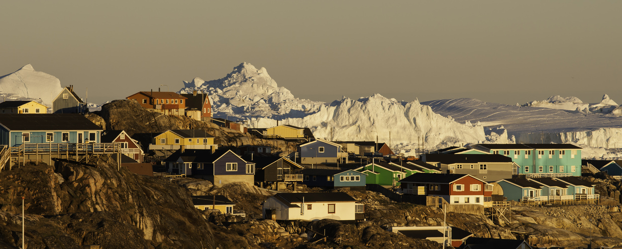 Nächtlich belagertes Ilulissat