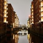 Nächtliche Speicherstadt