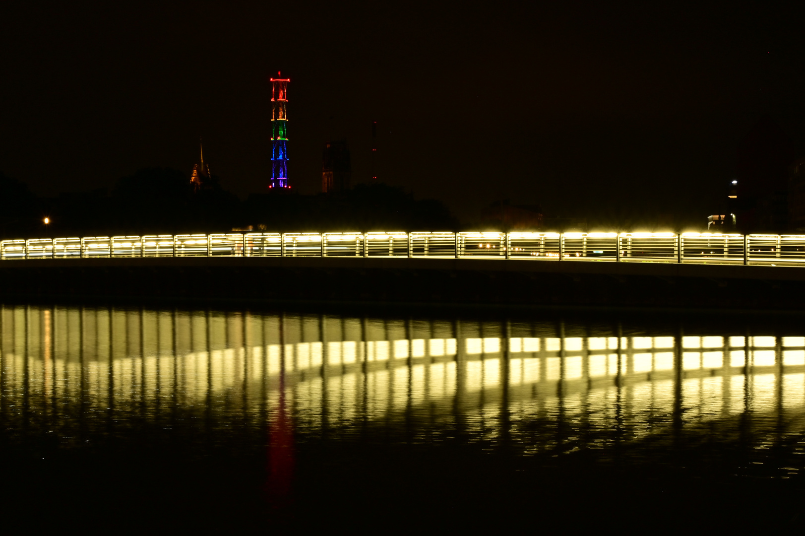 Nächtliche Spiegelung 