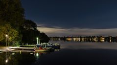 Nächtliche Stille über der Außenalster