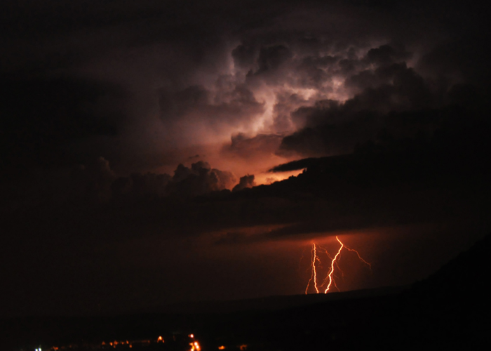 nächtliche Unwetter